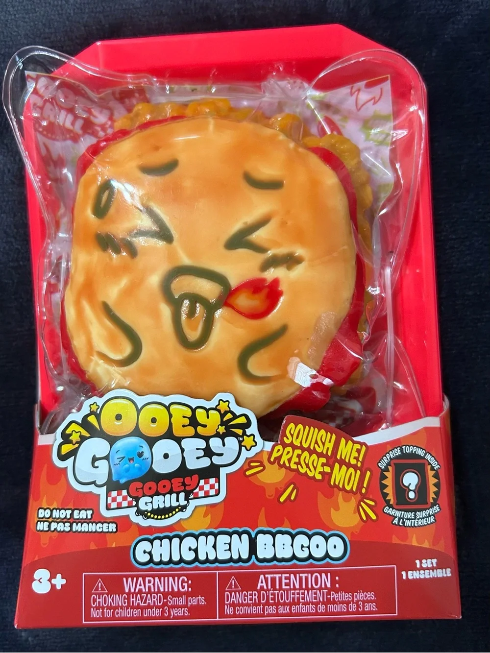 Ooey Gooey Gooey Grill Squooshy and Stretchy Soft Sensory Toy- Chicken Bbgoo